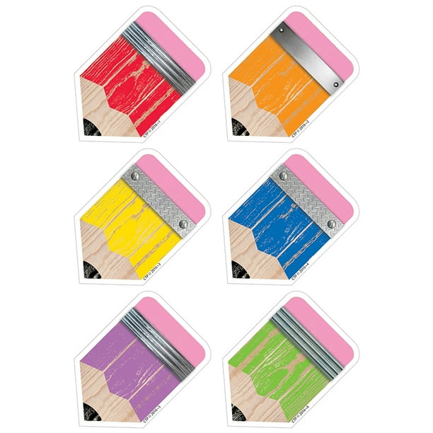 UPCYCLE STYLE PENCILS 3IN CUTOUTS