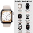 thumbnail image 2 of WWS-3Pcs Screen Protector for Apple Watch Case 45mm 44mm 40mm 41mm,Ultra Style Hard Case+Tempered Glass Screen Protector,Rugged iwatch Bumper Cover for Apple Watch Series 8 Cases 7 SE 6 5 4, 2 of 4