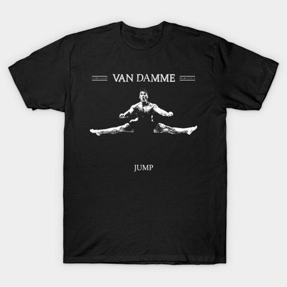 T-Shirt Unisexe Van Dame 1984 Saut Bloodsport Arts Martiaux Légende du Film