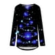 thumbnail image 5 of Pntutb Navidad Mujer Moda Casual Manga larga Cuello redondo tops Blusa suelta Camisas estampadas Pntutb Pntutb-6169, 5 of 5