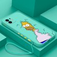 thumbnail image 1 of Funda de silicona con correa de mano para iPhone, carcasa de Los Simpsons para iPhone 14, 13, 12, 11 Pro Max, Mini, X, XR, XS MAX, SE20, 8, 7 Plus, 6, 6S Plus Fivean unisex, 1 of 2