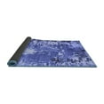 thumbnail image 2 of Ahgly Company Indoor Rectangle Abstract Blue Modern Area Rugs, 2' x 5', 2 of 4