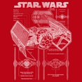 thumbnail image 2 of Mens Star Wars TIE Fighter Schematic Sweatshirt, 2 of 4