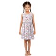 thumbnail image 6 of Girls Dress Ice Cream Snowman Sleeveless Dress for Girls Hem A-Line Casual Sundress, 6 of 7