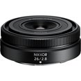 thumbnail image 2 of Nikon 20116 NIKKOR Z 26mm f/2.8 Z-Mount Prime Lens Bundle with 7 YR CPS Enhanced Protection Pack, 2 of 11
