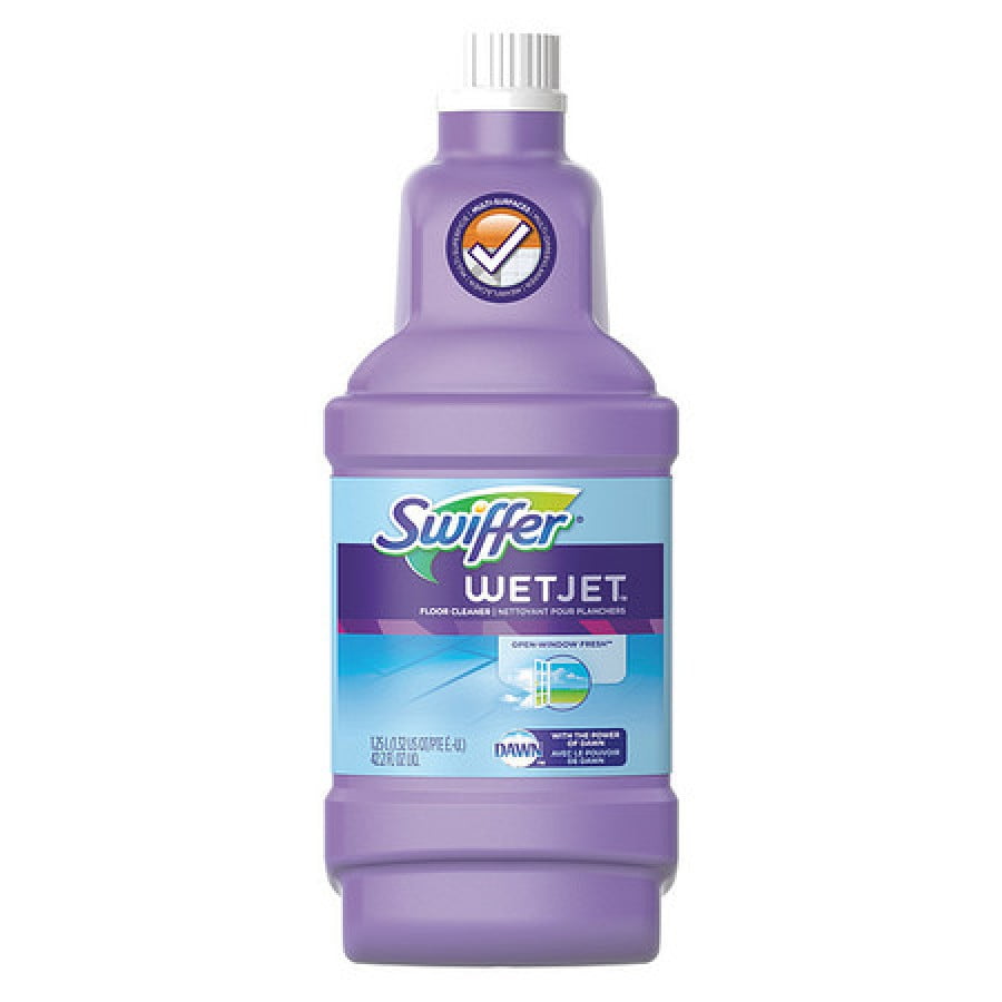 SWIFFER 77810 Floor Cleaner,Liquid,42.2 oz.,RTU,PK4