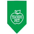 thumbnail image 1 of Teachers Pet Screen Print Bandana Emerald Green Large, 1 of 1