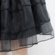 thumbnail image 4 of Disfraz Premium Vestido de tutú de tul negro para mujer Traje de estilo gótico vintage (Vestido de malla negro 152) Kuymtek Negro 7 - 8 años para Niña, 4 of 7
