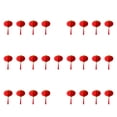 thumbnail image 3 of yuksok Lanternes Chinoises Mini Rouges Porte-Bonheur en Flocage pour Maison Bateau Dragon Festival du Printemps 25 Pcs, 3 of 9