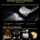 thumbnail image 5 of sweethay 4 piezas de bombilla de faro de coche de aluminio automotriz enchufe de faro de haz de automóvil actualización de luz de cabeza 650lm 20W Bombillas para automóviles sweethay VI018140-00B, 5 of 6