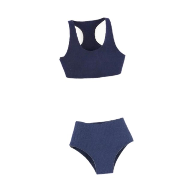 Ropa femenina a escala 1/6, chaleco deportivo coleccionable y pantalones cortos, ropa informal para mujer, acción Azul