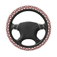 thumbnail image 5 of Cauagu Cute Baseball Print Car Steering Wheel Cover - Universal Car Accessory for Diverse Cars for Steering Wheel with a Diameter of 14.5"-15", 5 of 7