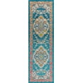 thumbnail image 4 of JONATHAN Y BOHEMIAN FLAIR 2 x 8 Runner Rug, Vintage Medallion - Blue/Yellow, BMF102A-28, 4 of 4