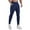 Navy, variant on QHFBli Tall Mens Joggers Sweatpants Extra Long Zipper Pockets Athletic Pants for Jogging,Running Trousers