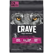 Angle View: Grain Free High Protein Adult Dry Dog Food with Lamb