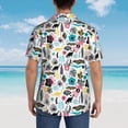 thumbnail image 6 of Haiem Dinosaur Printed Hawaiian Shirt for Men - Men’s Casual Beach Summer Shirts - Stretch Fabric with Modern Fit-X-Large, 6 of 9