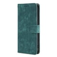 thumbnail image 4 of Compatible with Google Pixel 7A Wallet Case,RFID Blocking Vintage PU Leather Women Men Kickstand Magnetic Clasp Flip Kickstand Cover Wrist Strap Credit Card Holder Slots Phone Case,Green, 4 of 8