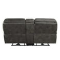 thumbnail image 3 of Lexicon Proctor Microfiber Power Double Reclining Love Seat in Gray, 3 of 4