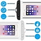 thumbnail image 3 of Funda impermeable para teléfono inteligente de 2 piezas, IPX8 Universal Beach Funda impermeable para accesorios para iPhone 13/12/11 Mini Pro Max XS XR X, Huawei P30 P20 Samsung S20 A10 Sony (negro+bl, 3 of 5