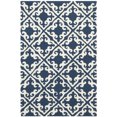 thumbnail image 4 of SAFAVIEH Easy Care Jace Geometric Area Rug, Navy/Ivory, 6' x 6' Round, 4 of 10