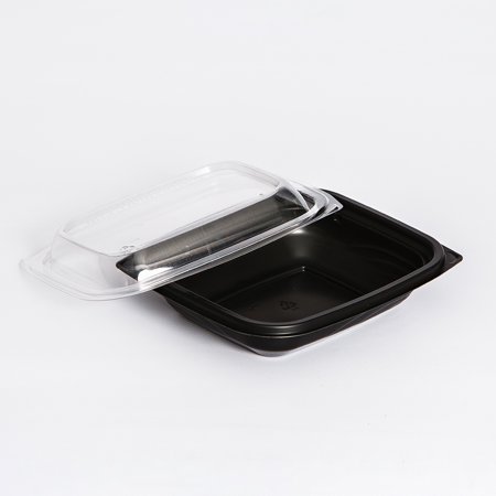 Anchor Packaging Nature's Best Microwaves Wave Container and RPET Dome Lid Combo Pack, 12 oz,