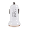 thumbnail image 4 of Car Phone Charger Fast 3.1A Dual USB Power Adapter Mini LED Auto Mobile Phone Charger  White, 4 of 10