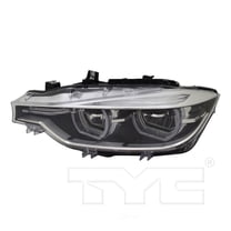 TYC LED Headlight Lamp w/o Adaptive Left Driver for 16-18 BMW 3 Series Sedan Fits 2016 BMW 330e
