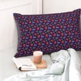 thumbnail image 4 of Rateoe Blackberries Pattern Decorative Pillow Case,Throw Pillow Covers,Plush Pillow Cover,Soft Pillow Case,Velvet Pillow Case-14"x20", 4 of 6