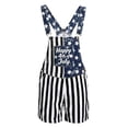 thumbnail image 5 of American Flag Overalls Men Shorts Loose Fit Festival Jumpsuits Patriotic Work Bibs Coveralls Casual Outdoor Summer Fourth of July Clothes, 5 of 5
