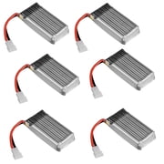 HobbyFlip Battery 3.7v 380mAh 25c Li-Po RC 20mm x 39mm x 7mm H107-A24 Compatible with Ares Ethos QX 75 6 Pack