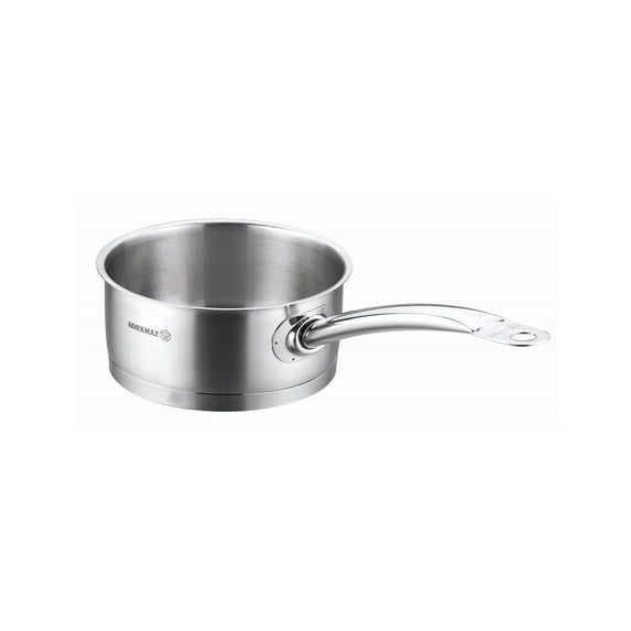 KorkmazStainless Steel Stockpot with Lid and Handles,, Silver
