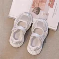 thumbnail image 2 of Sandalias de tacón grueso para mujer, zapatos transpirables y versátiles para papá, novedad de verano, diseño calado, cinta mágica, fácil de usar, sin cordones, 2 of 5