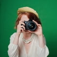 thumbnail image 2 of CoCoMangos Women Beret Pearl Elegant Sweet Artist French Style Beret Beanie Cap, 2 of 7