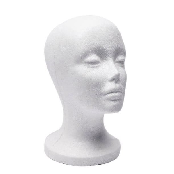 Espuma Maniquí Modelo de Cabeza Gafas Sol Soporte para Sombrero Gorra ExhibicióN Auriculares Estante