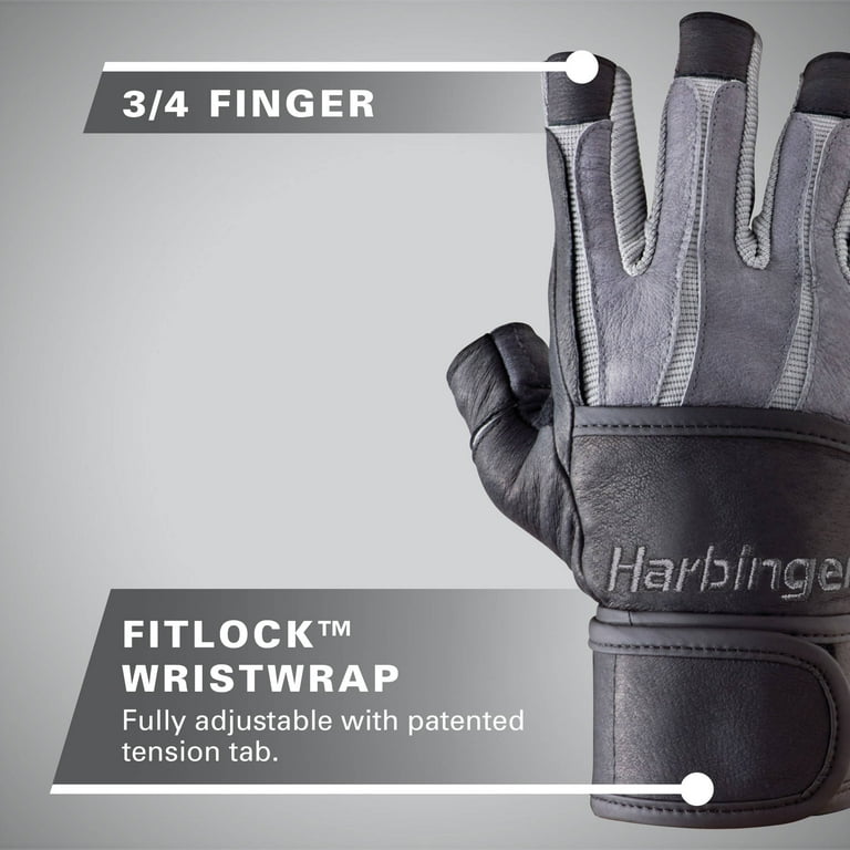 ウエイトトレーニング Harbinger Bioflex Wristwrap Glove Gray L ウエイトトレーニング Harbinger Bioflex Wristwrap Glove Gray