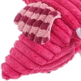 thumbnail image 3 of FELTECHELECTR Juguete interactivo de cuerda con chirrido para mascotas, de pana, con forma de flamenco, para limpiar los dientes (rosa), 3 of 5