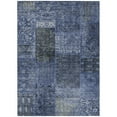 thumbnail image 2 of Addison Rugs Chantille Indoor/Outdoor Transitional Patchwork Navy Washable Rectangle Rug, 5' x 7'6", 2 of 6