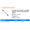 thumbnail image 2 of Front Right Axle Assembly - Compatible with 2014 - 2016 Kia Forte Koup 2.0L 4-Cylinder 2015, 2 of 2