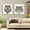 WHITE, variant on wall26 Framed Canvas Wall Art for Living Room, Bedroom Wood Panels Owl and Tiger Illustration Canvas Prints for Home Decoration Ready to Hang - 24"x24"x2 Panels