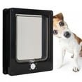 thumbnail image 4 of Con Puerta Para Mascotas Con Cerradura De Cuatro , Puerta Para Mascotas Con Puerta De Control Inteligente, Imanes Incorporados Para Gato, 4 of 7
