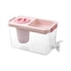 thumbnail image 2 of Dispensador de bebidas de plástico de gran capacidad de 4 L con grifo y tapa | Doble filtración a prueba de fugas para limonada, té helado y bebidas de frutas | Contenedor portátil para fiestas y, 2 of 6