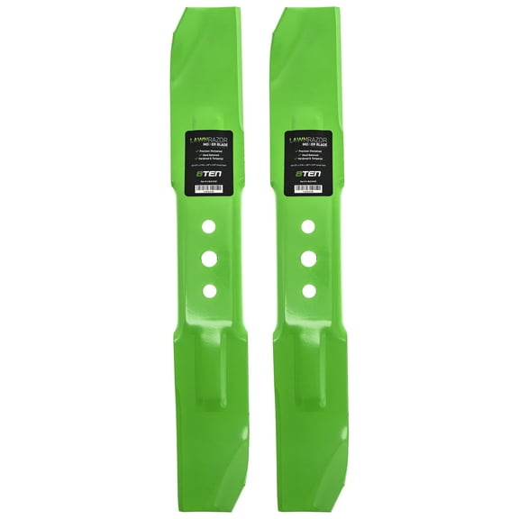 LawnRAZOR High Lift Blade for John Deere 21 inch Toro 612543 2 Pack 810-CBL2324D
