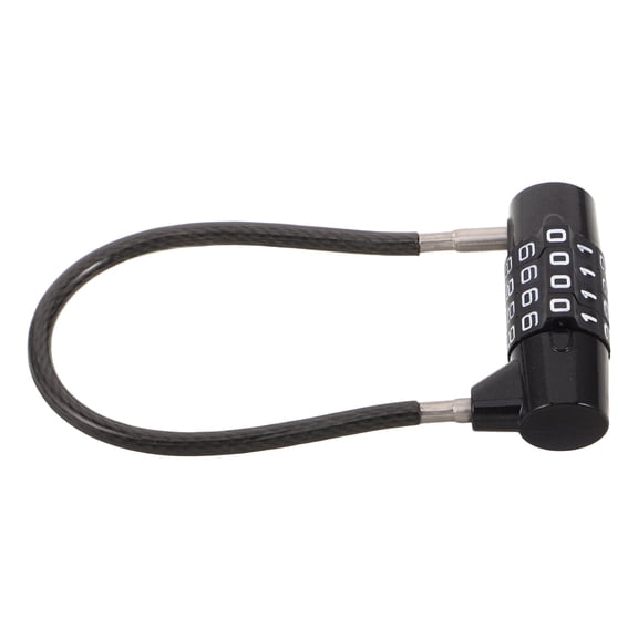 ETEREAUTY Portable 4-Digit Combination Cable Lock for Luggage, Gym Locker, Cabinet, and Travel Security Use