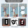 thumbnail image 5 of Switch Panel Switch Decoration 2.76x4.53x0.28 Inches Unused Outlet Cover Switch Plate Wall Plates Living Room Kitchen Bedroom Study Switches Deer and Raindrops, 5 of 8