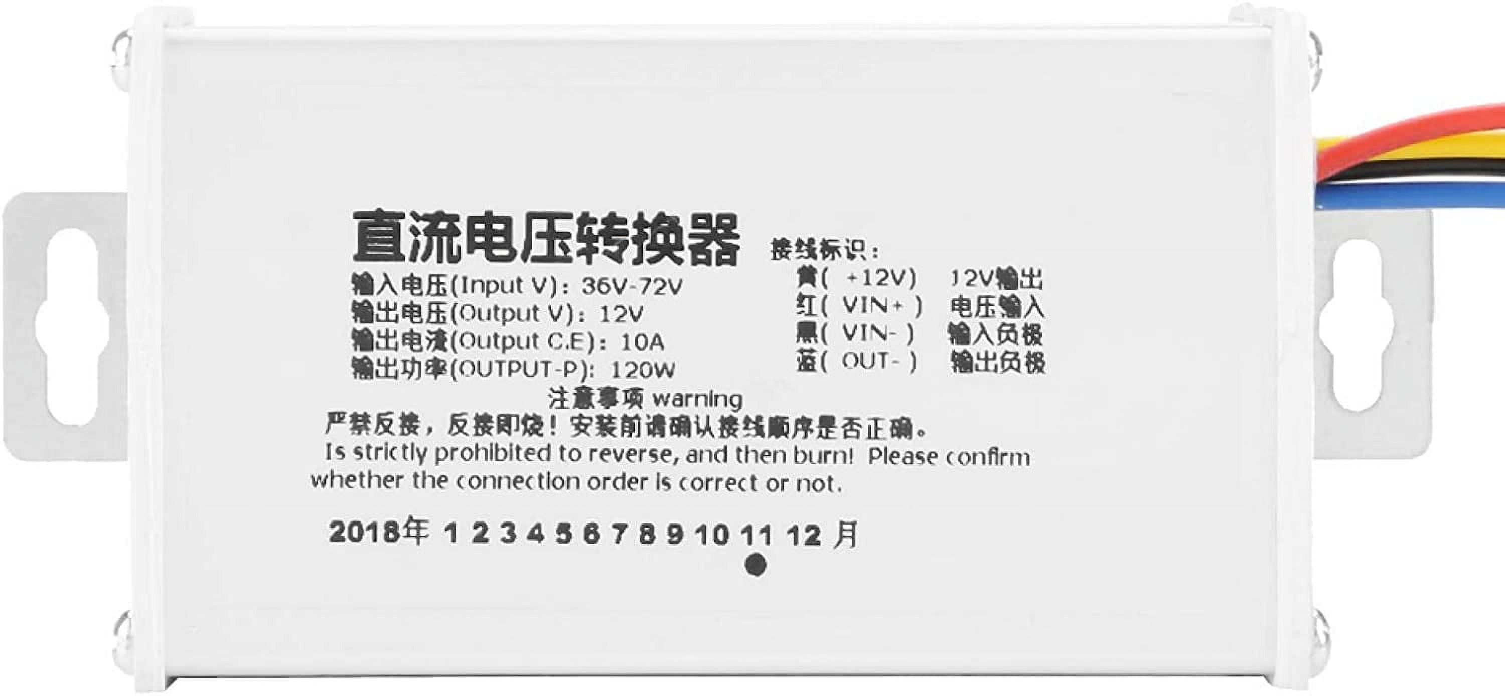 GGB-DC-DC Power Supply,DC Converter Step-Down Power Supply Module 36V-72V to 12V 10A 120W,DC Converter with Stable Performance—0516