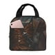 thumbnail image 1 of Easygdp Steampunk Cowboy Cat Bolsa Térmica Premium - Tela Oxford Impermeable, Gran Capacidad, Bolsillo Frontal, Unisex para Trabajo, Escuela, Actividades al Aire Libre y Picnics, 1 of 8