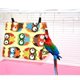 thumbnail image 4 of Cama de casa de nido de pájaro para mascotas, techo de hábitat de loro Bukit de loro gris 30*19*21cm, 4 of 4