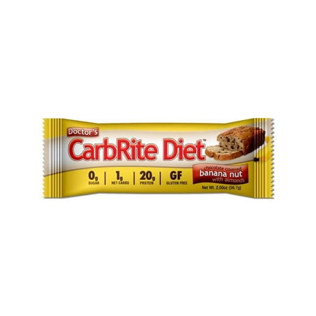 Diet Banana - Doctor's CarbRite Diet Sugar-Free Protein Bar - Chocolate Banana Nut