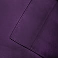 thumbnail image 3 of BNM Flannel Cotton Solid Sheet Set, Split King, Purple, 3 of 6