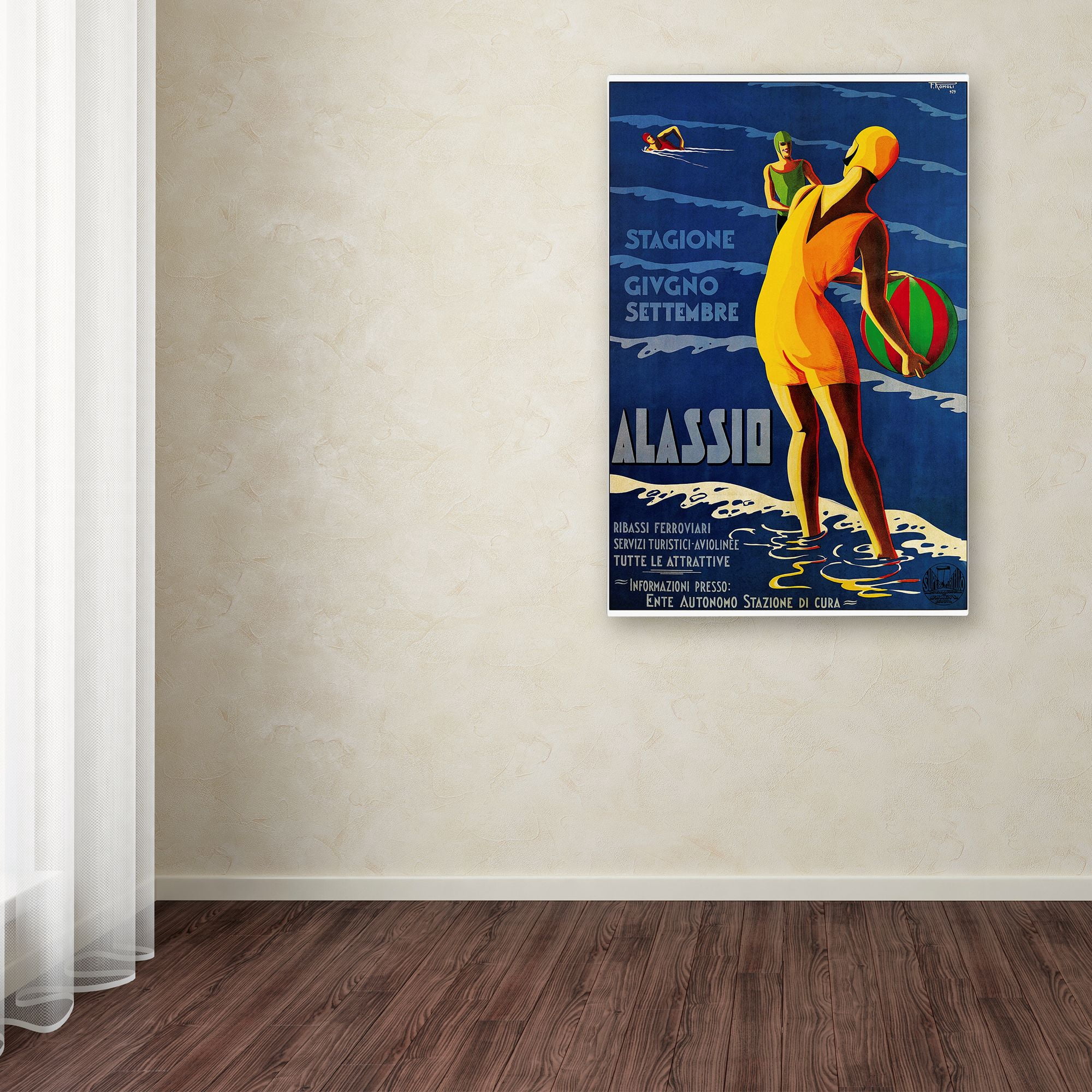 Trademark Fine Art 'Travel 45 II' Canvas Art by Vintage Lavoie